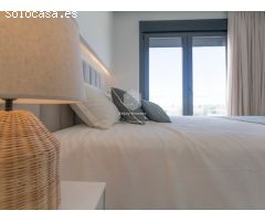 Moderno apartamento de 2 dormitorios con terraza cerca de la playa