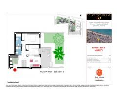 Moderno Apartamento en Planta Baja con Jardín Privado en Denia