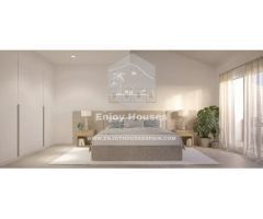 Moderno apartamento de 2 dormitorios con amplia terraza y sala de estar de