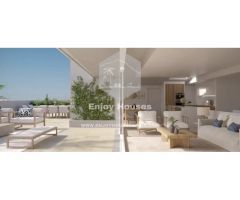 Moderno apartamento de 2 dormitorios con amplia terraza y sala de estar de