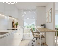 Moderno apartamento de 2 dormitorios con amplia terraza y sala de estar de