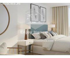 Moderno apartamento de 2 dormitorios con amplia terraza y sala de estar de