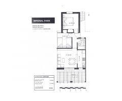 Apartamento de 2 dormitorios con balcón