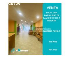 Ref a159 Local con posibilidad de cambio de uso