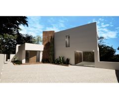 Villa contemporánea en construcción en un entorno muy bonitos de Sotogrande Alto