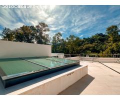Villa contemporánea en construcción en un entorno muy bonitos de Sotogrande Alto