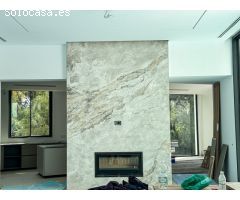 Villa contemporánea en construcción en un entorno muy bonitos de Sotogrande Alto