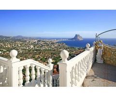 Villa con hermosas vistas sobre la bahía de Calpe