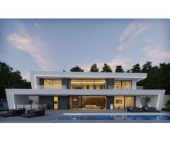 Moderna, magnífica villa de alta gama en Moraira