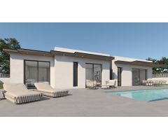 Villa moderna de estilo minimalista con vistas panorámicas en Pedreguer