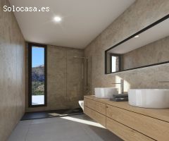 Villa moderna de estilo minimalista con vistas panorámicas en Pedreguer