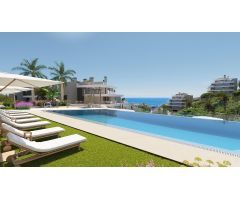 Ático de 2 dormitorios, 2 baños, terraza + solarium con vistas al mar. La Cala de Mijas