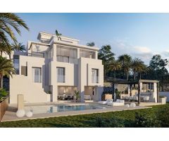 Moderna villa de 6 dormitorios y 6 baños con vistas a la Montaña.  Nueva Andalucía, Marbella