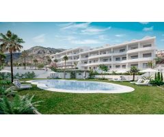 New 3 bedroom, 2 bathroom first floor apartment with Sea Views in Benalmádena