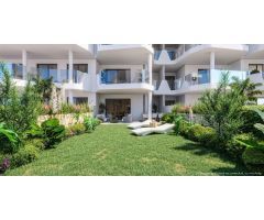 Apartamento planta baja de 2 dormitorios, 2 baños, gran jardín. El Higuerón, Fuengirola