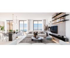 Apartamento planta primera de 3 dormitorios y 2 baños con Vistas al Mar en El Higuerón, Fuengirola