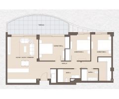 Apartamento planta segunda de 3 dormitorios y 2 baños situado en Puerto Marina, Benalmádena