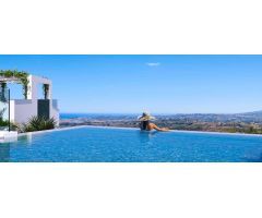 Apartamento segunda planta de 3 dormitorios y 2 baños con vistas al mar. Mijas