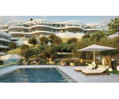 Apartamento planta baja de lujo de 2 dormitorios, 2 baños y jardín en Benahavís