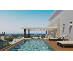 Apartamento planta baja de 2 dormitorios y 2 baños con vistas al mar. La Resina, Estepona