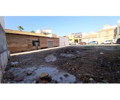 SE VENDE TERRENO de 350m2 LOS ALCAZARES (CENTRO)