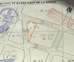 Amplio lote en venta, a pasos de la avenida Arroyito, 8vo anillo (plan 3.000)