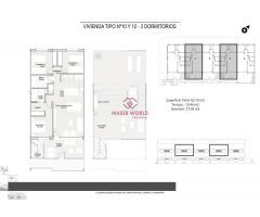 RESIDENCIAL DE OBRA NUEVA DE BUNGALOWS EN PILAR DE LA HORADADA