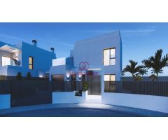 Villas de lujo de nueva construcción frente al mar en Los Alcázares