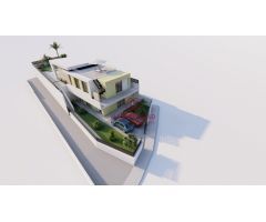 Chalets de obra nueva de una planta con piscina privada en Torrevieja