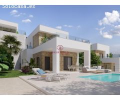 Impresionantes villas de nueva construcción en Polop con vistas al mar