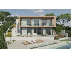 Proyecto de villa de lujo en costa de la calma