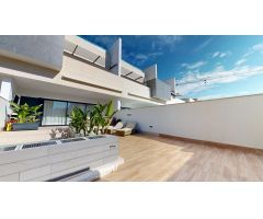 Planta baja moderna con piscina y jardín privado en Pilar de la Horadada