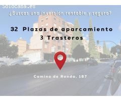 ¿Buscas rentabilidad con escaso mantenimiento? Lote de plazas de aparcamiento.