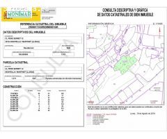 En venta solar de 626 m2 en el Casco antiguo para edificar 4 Casas