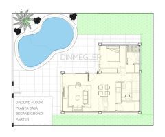 Villas independientes de nueva construcción con piscina privada en Roldán, Torre-Pacheco