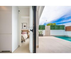 Villas independientes de nueva construcción con piscina privada y solárium en Roldán, Torre-Pacheco