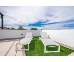 Villas independientes de nueva construcción con piscina privada y solárium en Roldán, Torre-Pacheco