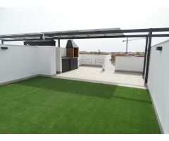 Bungalows de Obra Nueva con Solárium o Jardín en Pilar de la Horadada