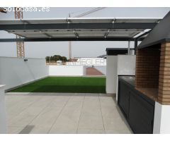 Bungalows de Obra Nueva con Solárium o Jardín en Pilar de la Horadada