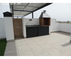 Bungalows de Obra Nueva con Solárium o Jardín en Pilar de la Horadada