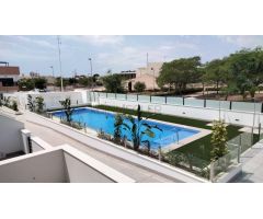 Bungalows de Obra Nueva con Solárium o Jardín en Pilar de la Horadada