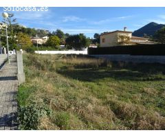 Parcela urbana de 452m2 ubicada en Alcalali.