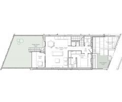 adosado con jardín 35 m2, terraza 8 m2