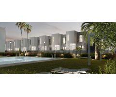 Townhouse 3 bedrooms,, Semi-basement 51,1 m2, Solarium 47 m2, with garden 22 m2 with parking