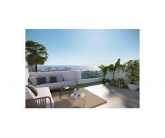 Adosado con vista al mar 3 dormitorios 3 baños con terraza 48 m2 y jardín 58 m2