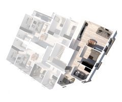 PIS OBRA NOVA 3 HABITACIONS DOBLES - SANTA EUGENIA DE BERGA