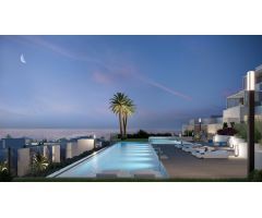 Apartamento en Villajoyosa a 150 m. de playas, con vistas al mar