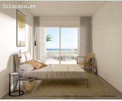 Apartamento en Villajoyosa a 150 m. de playas, con vistas al mar