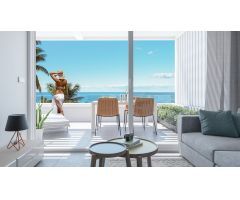 Apartamento en Villajoyosa a 150 m. de playas, con vistas al mar