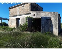 FINCA RUSTICA AL LADO DEL RIO EBRO CON CASA DE 28m2 Y CERCA DE AMOPSTA